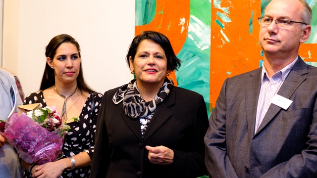 Chrislie Perez, Ambassador Teresita Vicente, Rob Miller Pic credit Benoit Grogan-Avignon