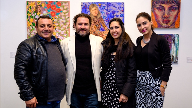 Mario Gonzalez, Luis Camejo, Chrislie Perez, Adislen Reyes at the opening night. photo credit Benoit Grogan-Avignon